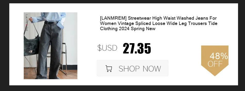 [LANMREM] Hooded Cotton Coats For Women Thick Warm Outdoors Outwear Streetwear Female Warm Clothing 2025 Winter New 26C881