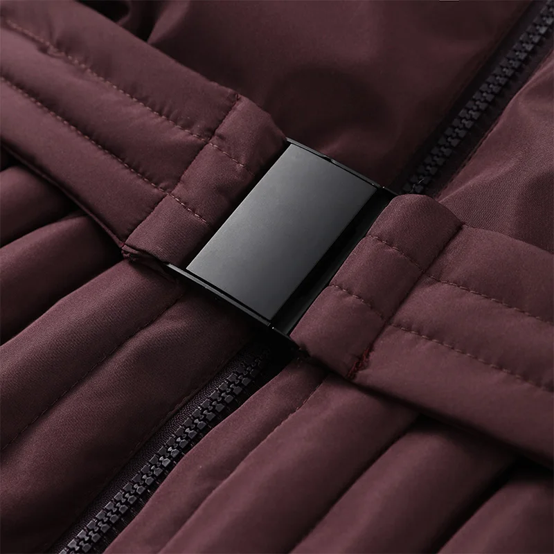 Casual Hoodie Thicken Belts Coats Women Solid Full Sleeve Stand Collar Closed Zippers Coat Female 2025 Winter Lady Outwears