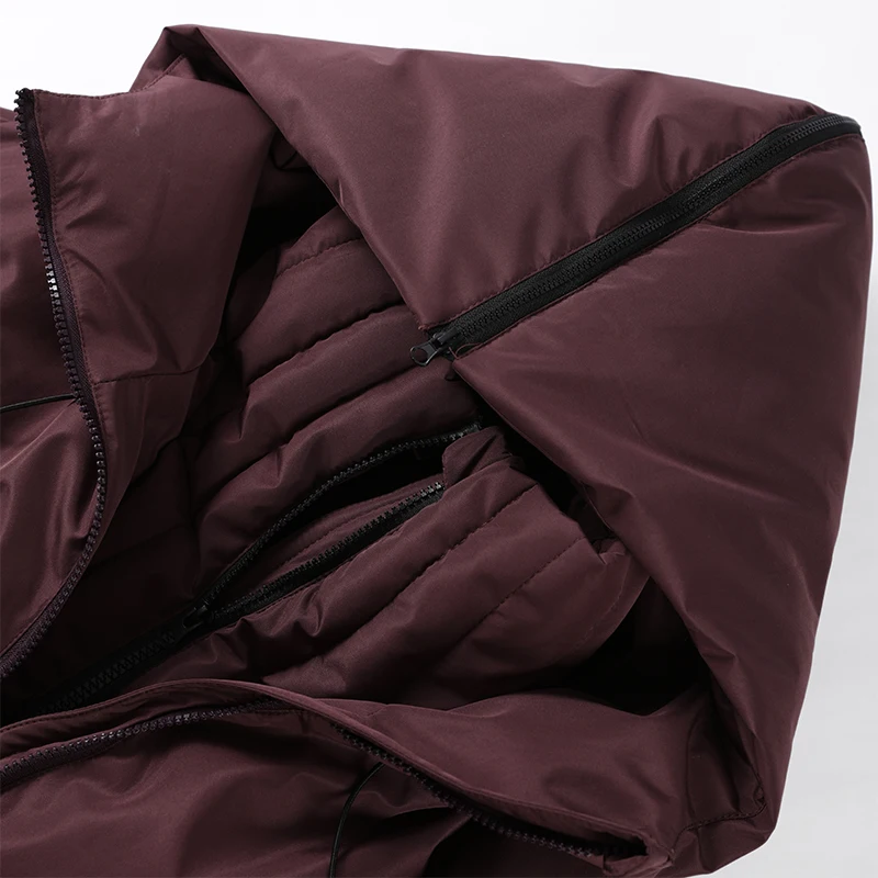 Casual Hoodie Thicken Belts Coats Women Solid Full Sleeve Stand Collar Closed Zippers Coat Female 2025 Winter Lady Outwears