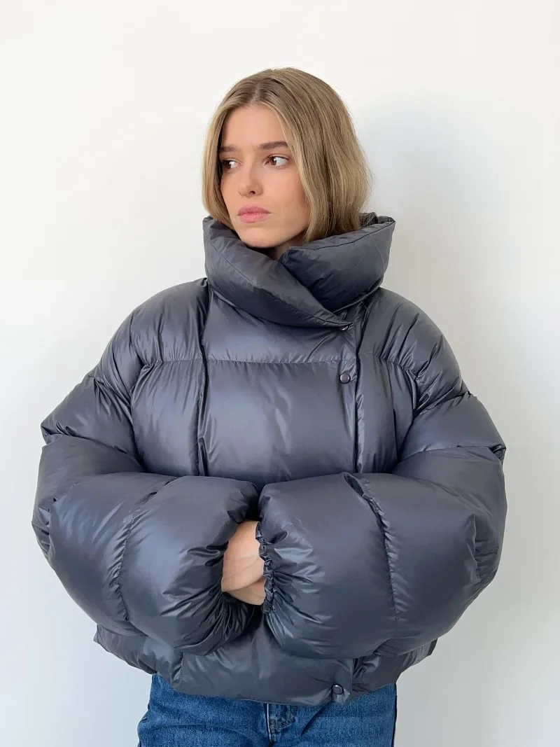 Padded Jackets Coats Trendy Street Short Hooded Padded Clothes Parkas Winter Women's Bread Clothes Padded Jackets Parkas Outwear