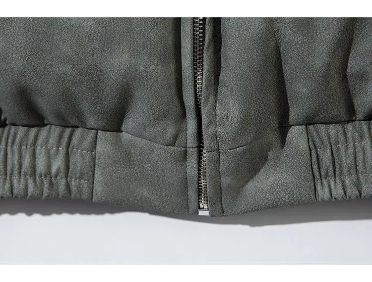Vintage Letter Embroidery Jackets Women Men Harajuku Parkas Stand Neck Casual Loose Coat Streetwear Y2k Aesthetic Grunge Outwear