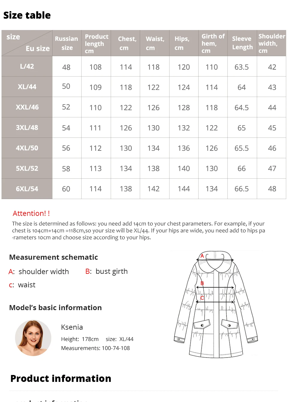 Astrid Women's winter parka Long Casual Hooded fur mink down Minimalist style jackets for women coat plus size parkas AT-10089