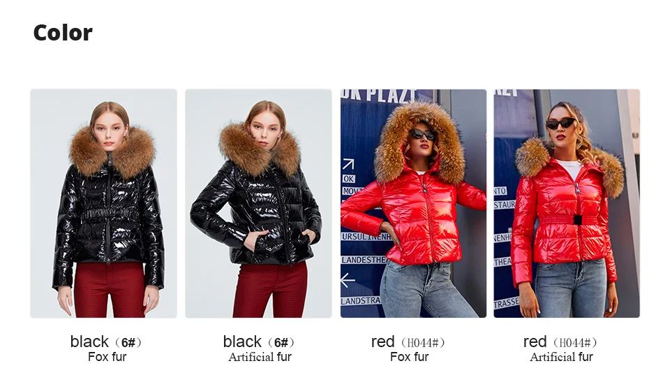 Astrid 2022 New Winter Women's coat women warm thick parka fashion black short Jacket with raccoon fur hood female clothing 7267