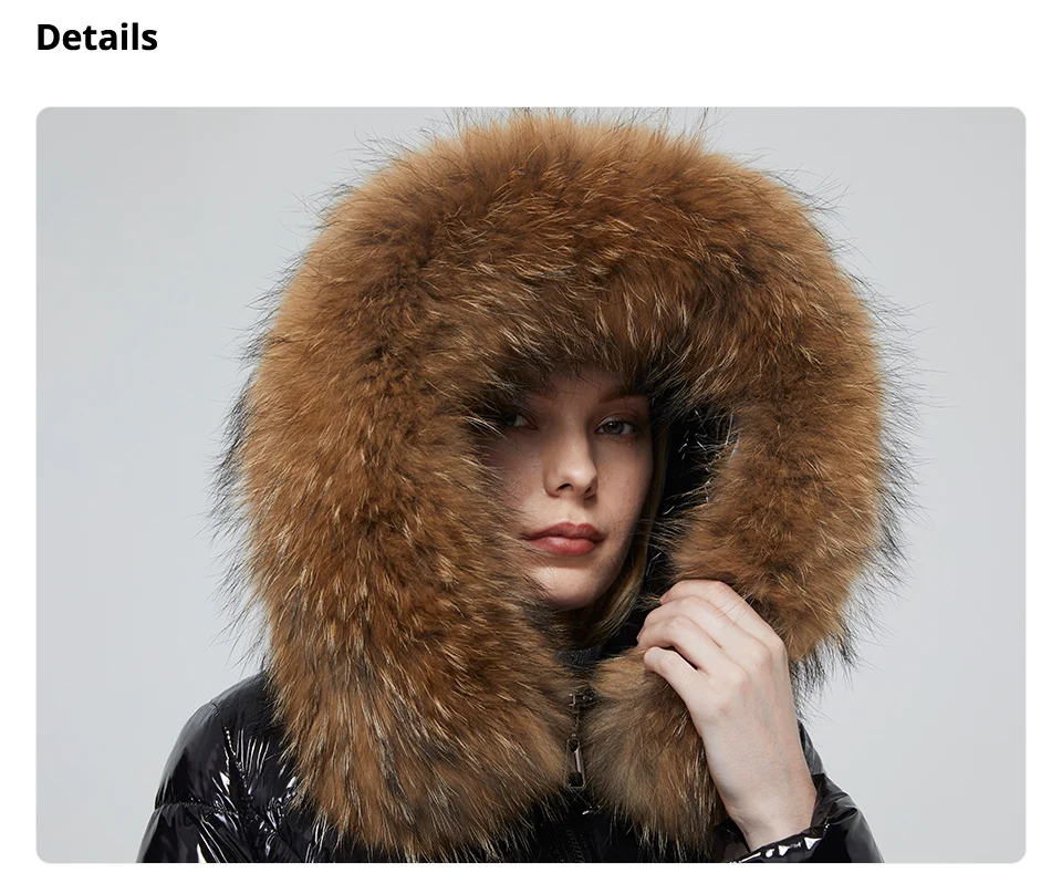 Astrid 2022 New Winter Women's coat women warm thick parka fashion black short Jacket with raccoon fur hood female clothing 7267