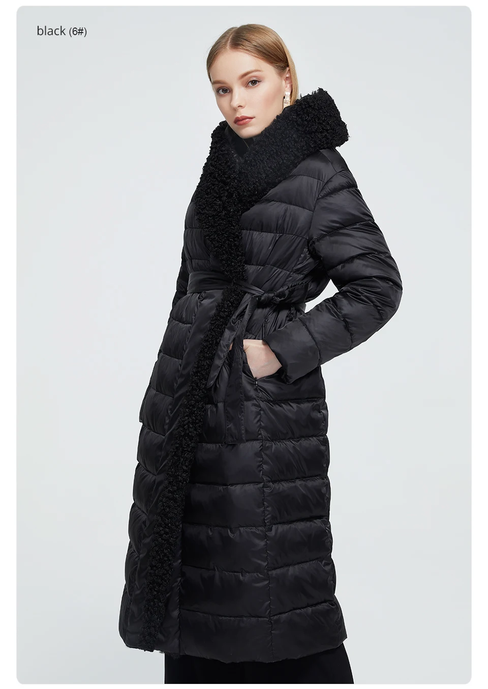 Astrid 2022 New Winter Women's coat women parka long warm Jacket with Rabbit fur hood large sizes female clothing Design ZR-7518