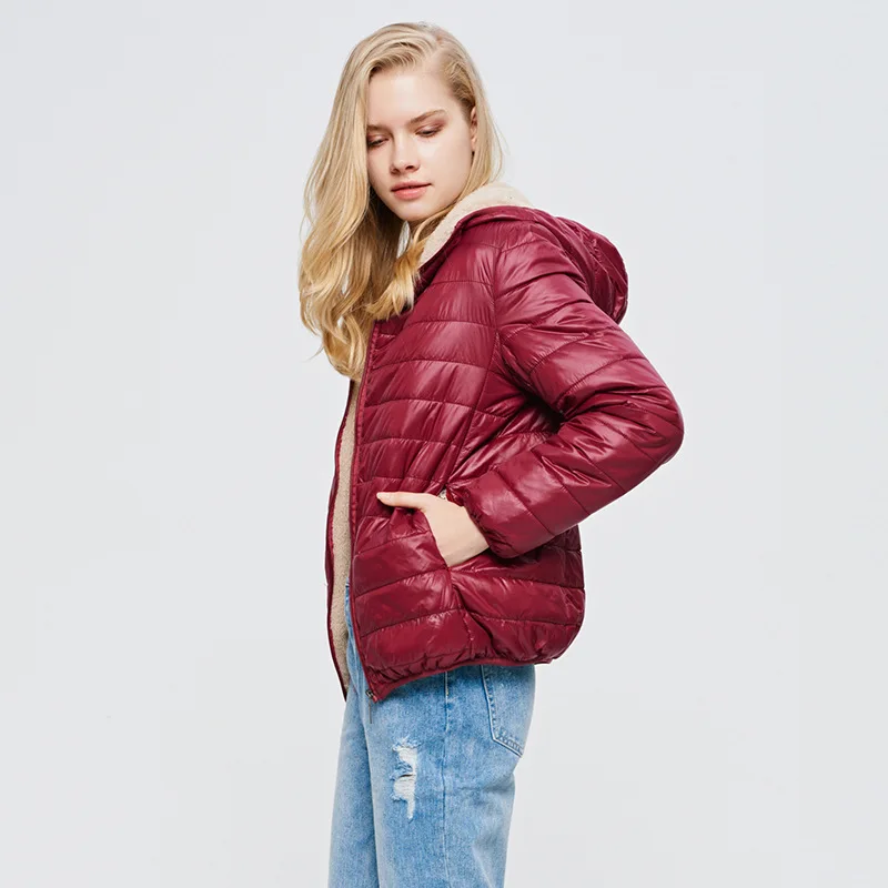 Johnature Parkas Hooded Coats 5 Color Women 2025 Spring New Solid Color Casual Women Cloths Long Sleeve Quality Parkas