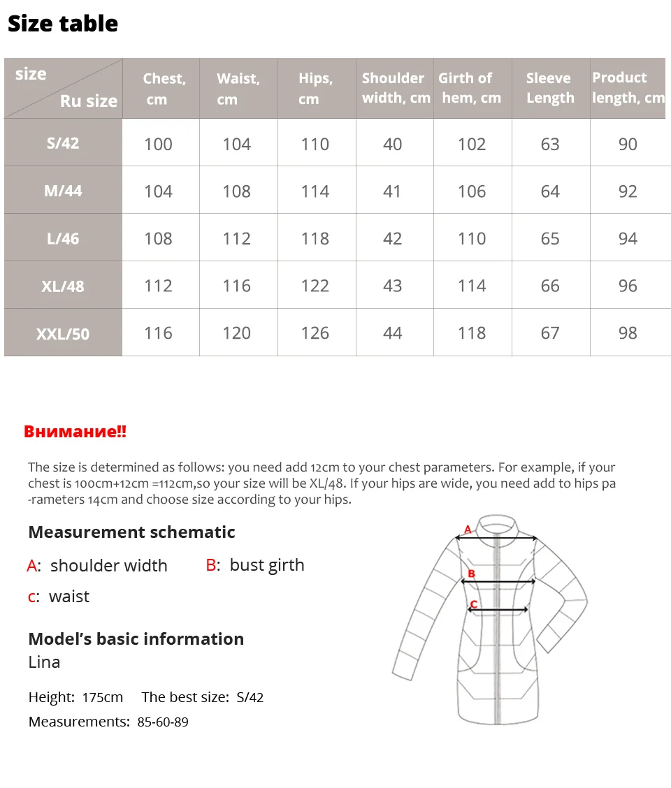 GASMAN 2022 women's winter jacket Long casual warm down jacket female Stand-up collar hooded zipper parka Women coat 17616