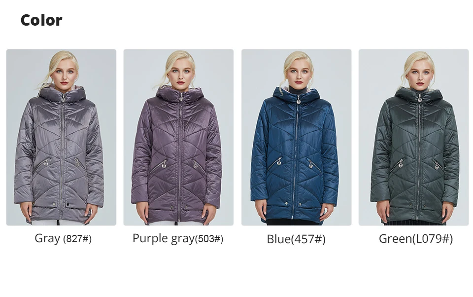 2022 Astrid winter jacket women Contrast color Waterproof fabric with cap design thick cotton clothing warm women parka AM-2090