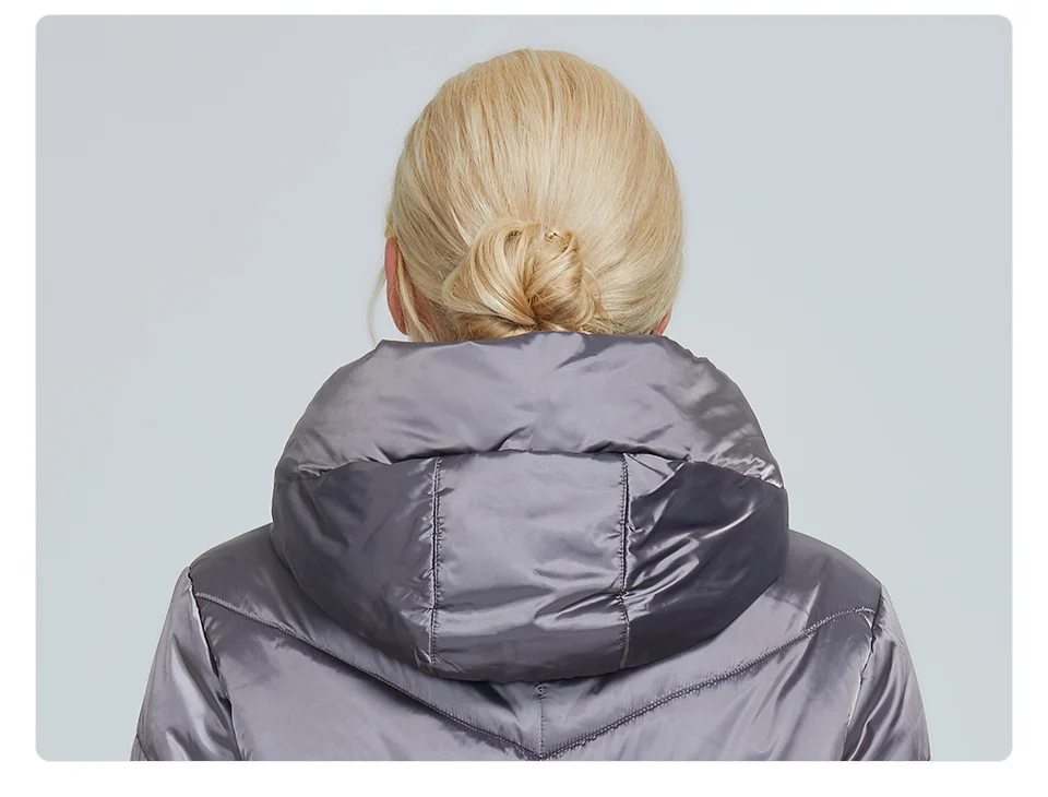 2022 Astrid winter jacket women Contrast color Waterproof fabric with cap design thick cotton clothing warm women parka AM-2090