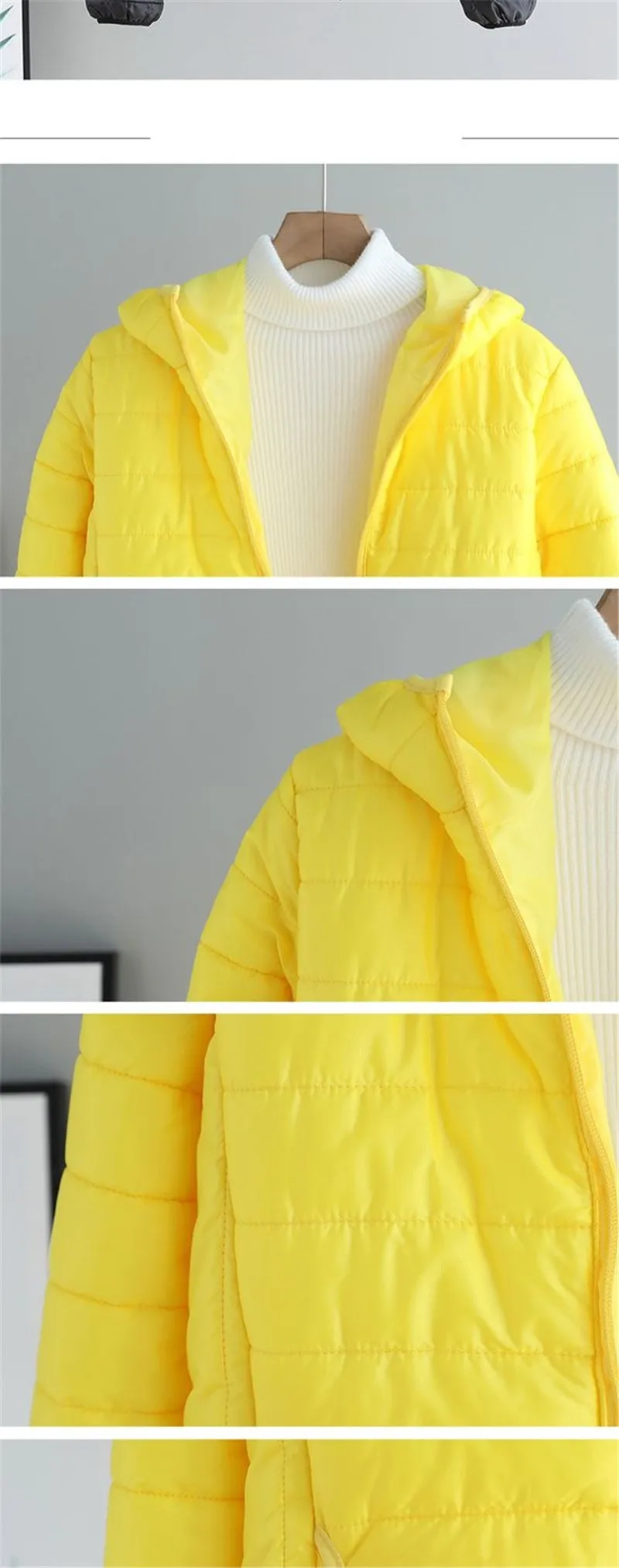 Women's Cotton-padded Light Coat 2025 Autumn Winter New Female Down Cotton Korean Short Jacket Hooded Loose Outcoat For Students