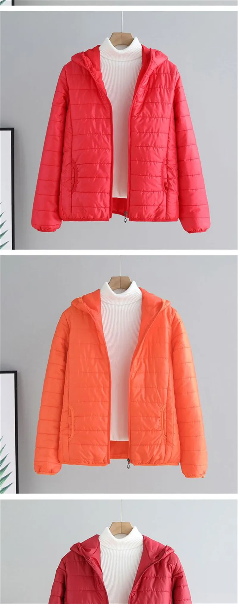 Women's Cotton-padded Light Coat 2025 Autumn Winter New Female Down Cotton Korean Short Jacket Hooded Loose Outcoat For Students