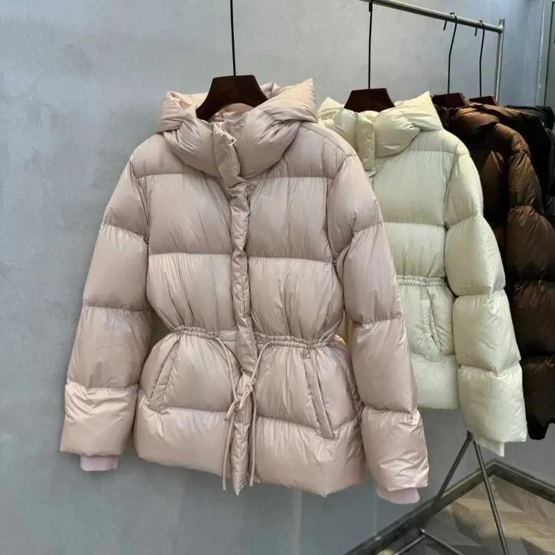 Autumn Winter Fashion Parkas Women Casual Loose Hooded Cardigan Long Sleeved Cotton Padded Jacket Female Parka Outwear Overcoat