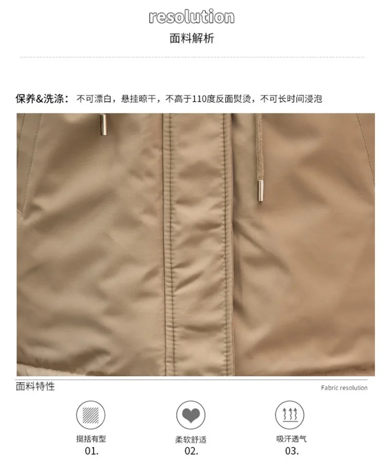 2026 Winter Jacket Coat New Women Parkas Clothes Long Coat Wool Liner Hooded Jacket Fur Collar Thick Warm Snow Female Outerwear
