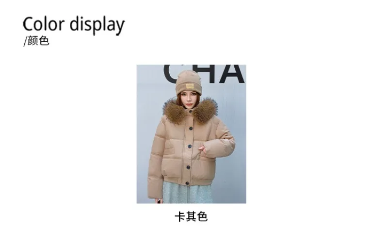 Autumn Winter 2026 New Women's Cotton Padded Jacket Fur Collar Zipper Warm Thicken Coat  Hooded Parkas Jacket Female Outwears