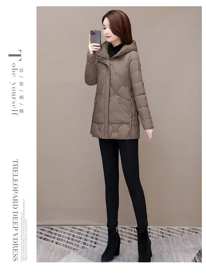 2025 Winter Women Jacket Warm Parkas Female Thicken Coat Cotton Padded Long Hooded Outwear Casual Loose Women Snow Parka Jackets