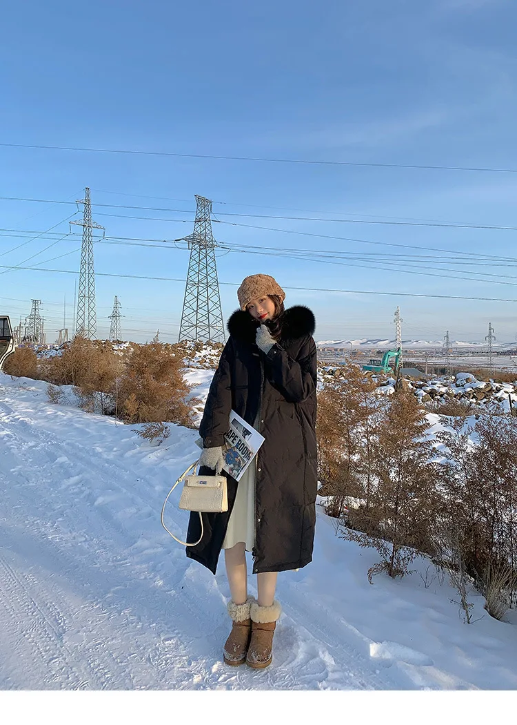 Parkas Women Knee Length Coats Hooded Zipper Jackets Full Sleeve Thick Warm Y2k Streetwear Jacket Work Coat Autumn Winter 2026