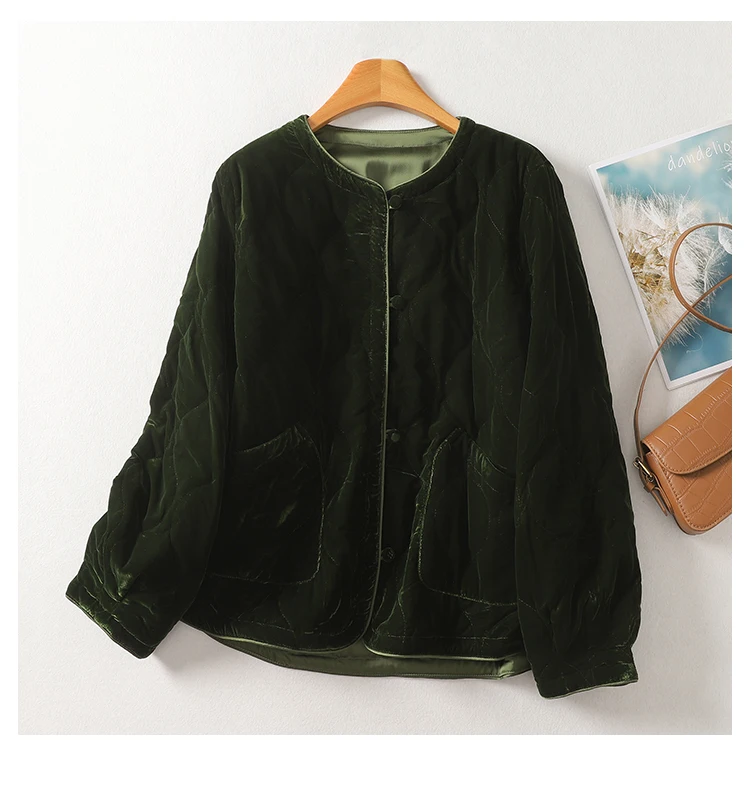 THHONE Autumn Winter Parkas for Women Jackets Vintage Basics Women's Clothing Casual Padded Korean Style Loose Coats Outerwear