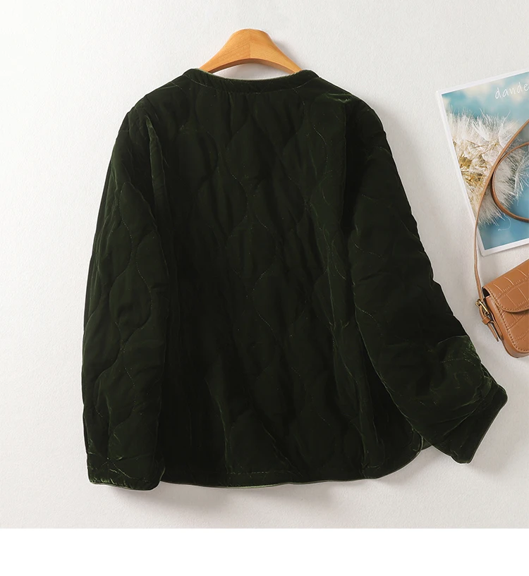 THHONE Autumn Winter Parkas for Women Jackets Vintage Basics Women's Clothing Casual Padded Korean Style Loose Coats Outerwear