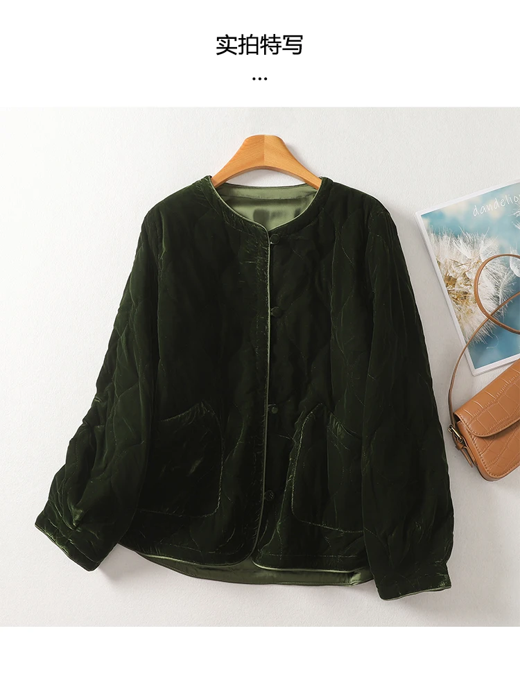 THHONE Autumn Winter Parkas for Women Jackets Vintage Basics Women's Clothing Casual Padded Korean Style Loose Coats Outerwear