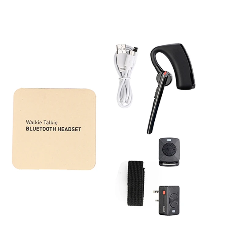 Walkie Talkie Hands-Free PTT Bluetooth Wireless Headset K Type Earphone Two Way Radio Headphone Mic For Baofeng