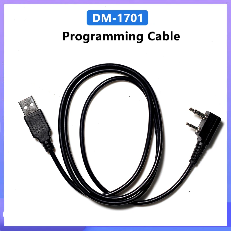 USB Programming Cable Baofeng DM-1701 Open GD77 For BF DMR Walkie Talkie DM-5R DM-1801 DM-1702 DM-1706 Two Way Radio Accessories
