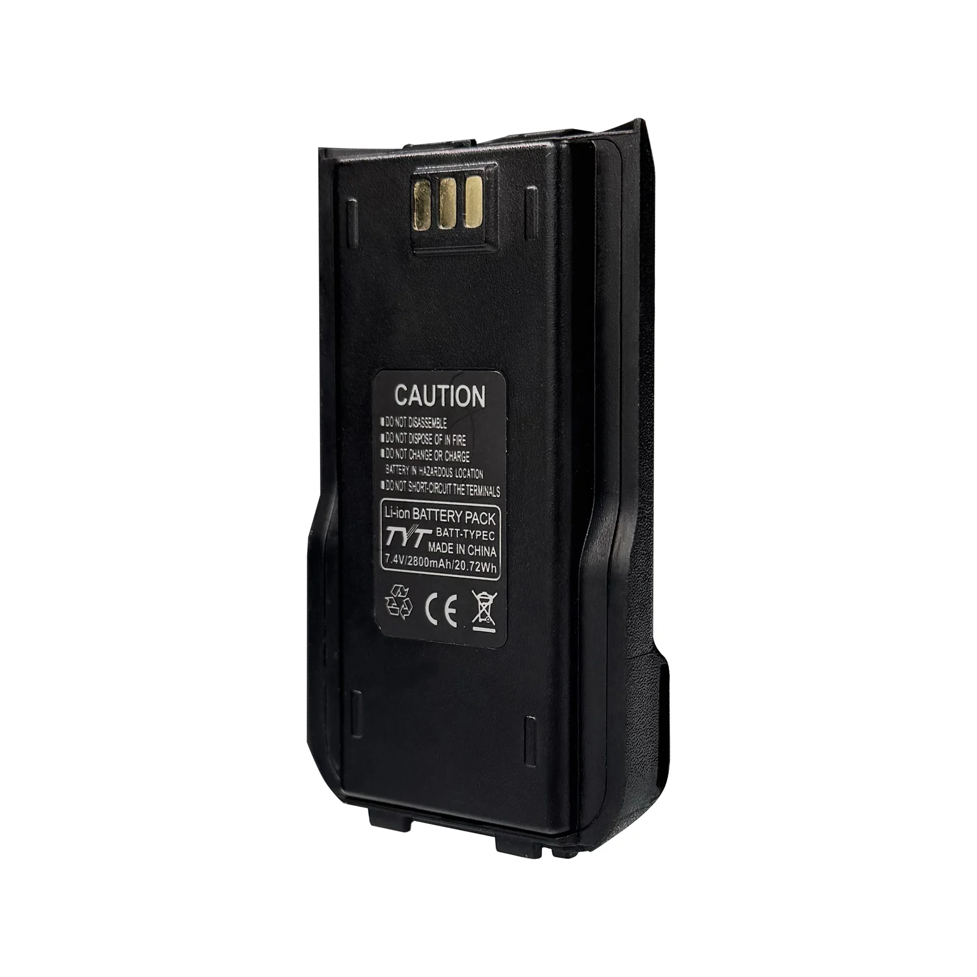 TYT MD-UV380 Li-ion Battery MD-446 Thickened Battery Original 2800mAh Type-C Charging Compatible with MD-380 DP-290 RT3S Radios