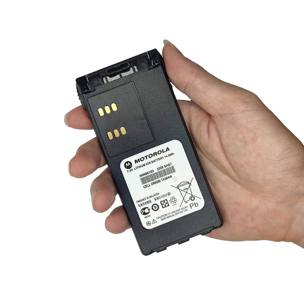 HNN9013D Walkie Talkie Battery 2000mAh 7.4V Li-ion Battery For Motorolo HT750 HT1550 GP140 GP320 GP328 GP338 GP340 GP360 Radios