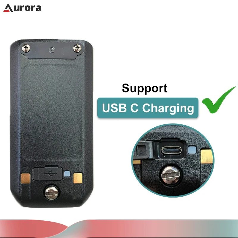 Baofeng UV-21 Pro V2 Li-ion Battery Original High Capacity DC 8.4V Typc-C Charging UV21 Pro Two Way Radio Batteries Replacements