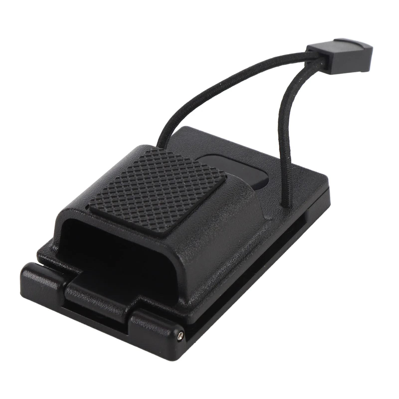 Radio Belt Holster Radio Carry Holster Black ABS Compact Secure Adjustable for Law Enforcement Duty Belt