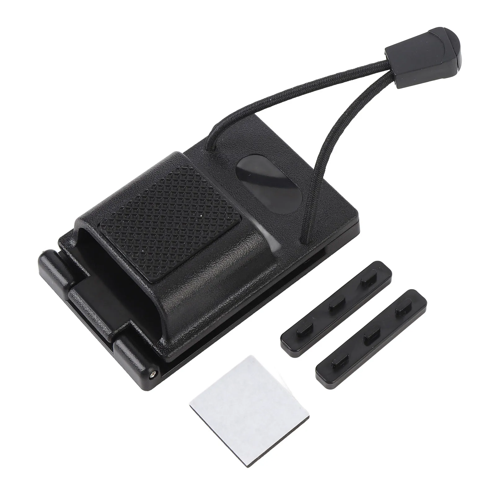 Radio Belt Holster Radio Carry Holster Black ABS Compact Secure Adjustable for Law Enforcement Duty Belt