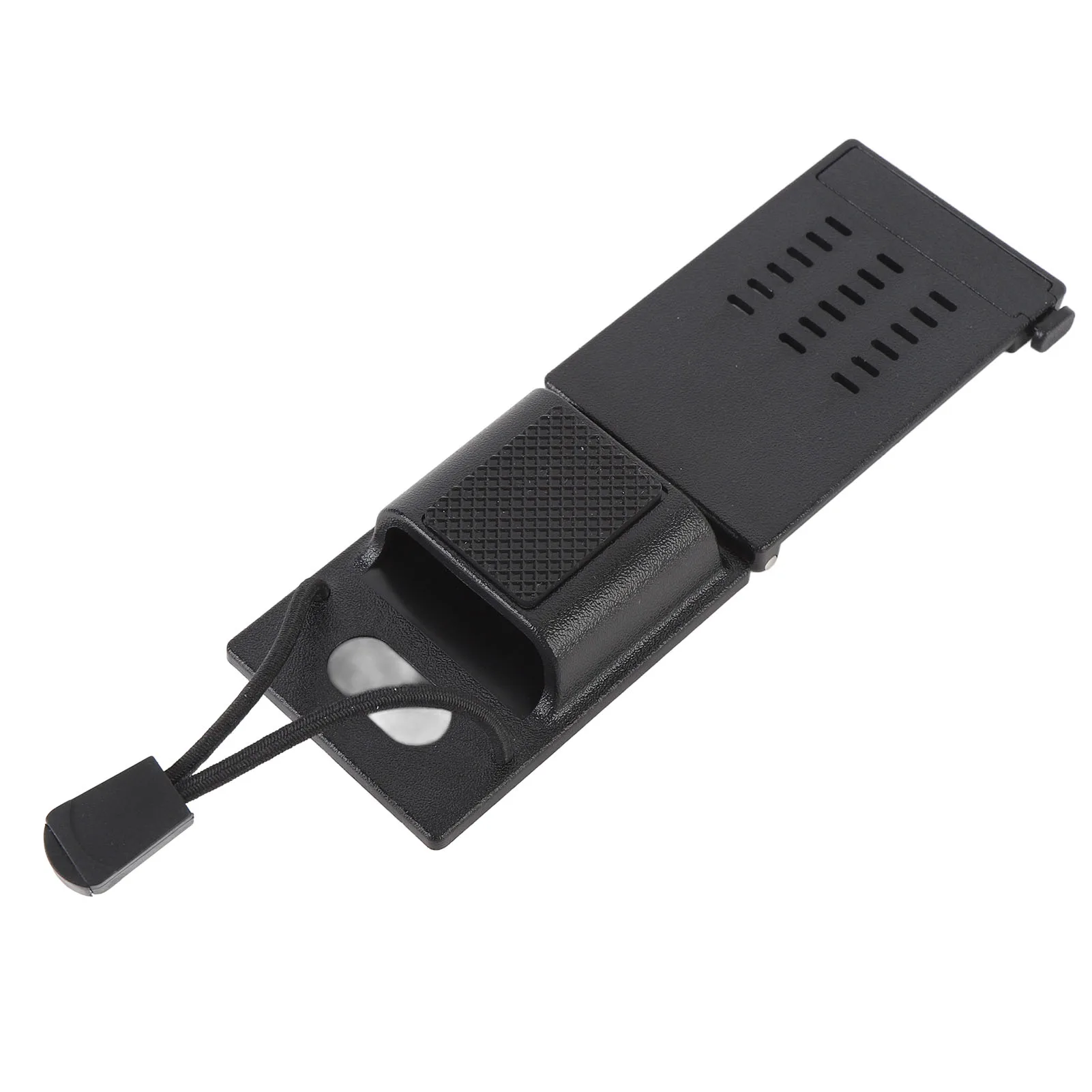 Radio Belt Holster Radio Carry Holster Black ABS Compact Secure Adjustable for Law Enforcement Duty Belt