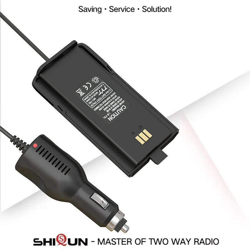 Baofeng DR-1801UV Battery Eliminator DM-1801 Car Charger 12V-24V for TYT MD-760 Two Way Radio Car Charger GD77 Radioddity GD-77S