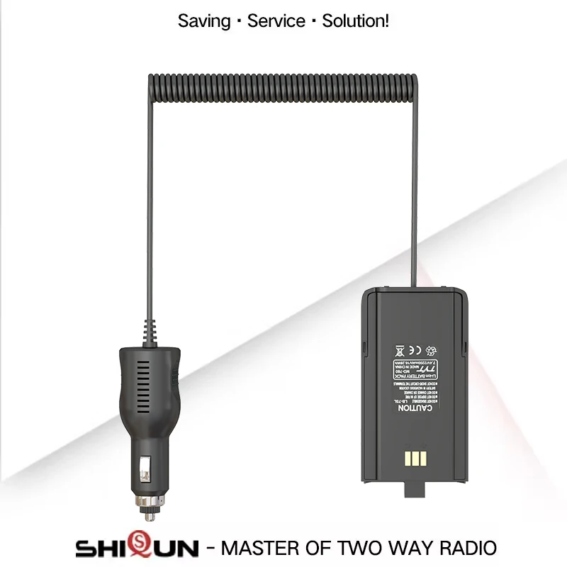 Baofeng DR-1801UV Battery Eliminator DM-1801 Car Charger 12V-24V for TYT MD-760 Two Way Radio Car Charger GD77 Radioddity GD-77S