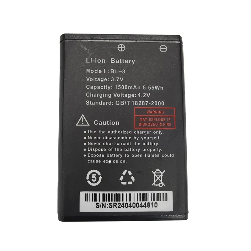 Baofeng UV-3R Li-ion Battery 1500mAh Model BL-3 Or with Charger Base Rechargable For BF-T6 BF-C50 BF-R5 Two Way Radios Batteries