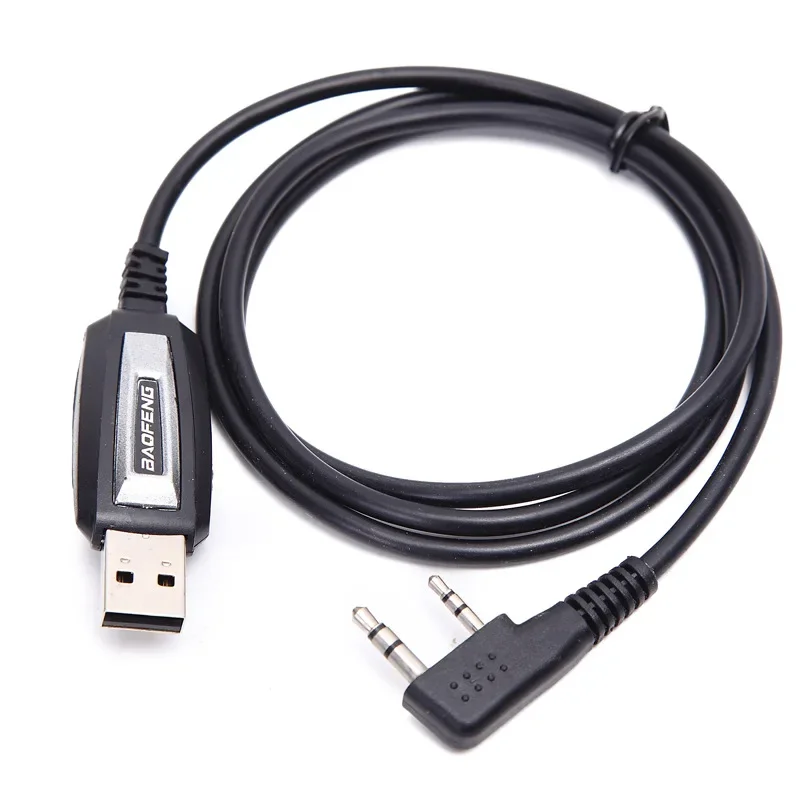 K Port USB Programming Cable For Baofeng UV-5R UV-82 BF-888S UV-S9 Plus UV-10R UV-16 UV17 UV-999 UV-G30 UV-5RA G26 G28 Pro