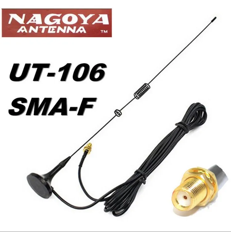 Magnetic HF Antenna Nagoya UT-106UV Vehicle Mounted Talkie Car Antenna For Baofeng 888S UV-5R UV-10R UV-9R Two Way Radio Walkie