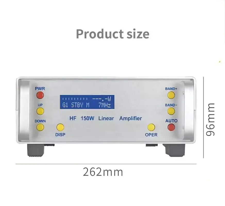 Recent RS-928 HF Radio 150W High Power Amplifier Waterproof Feature for FM AM CW SSB FT8 1MHZ-30MHZ 27MHZ