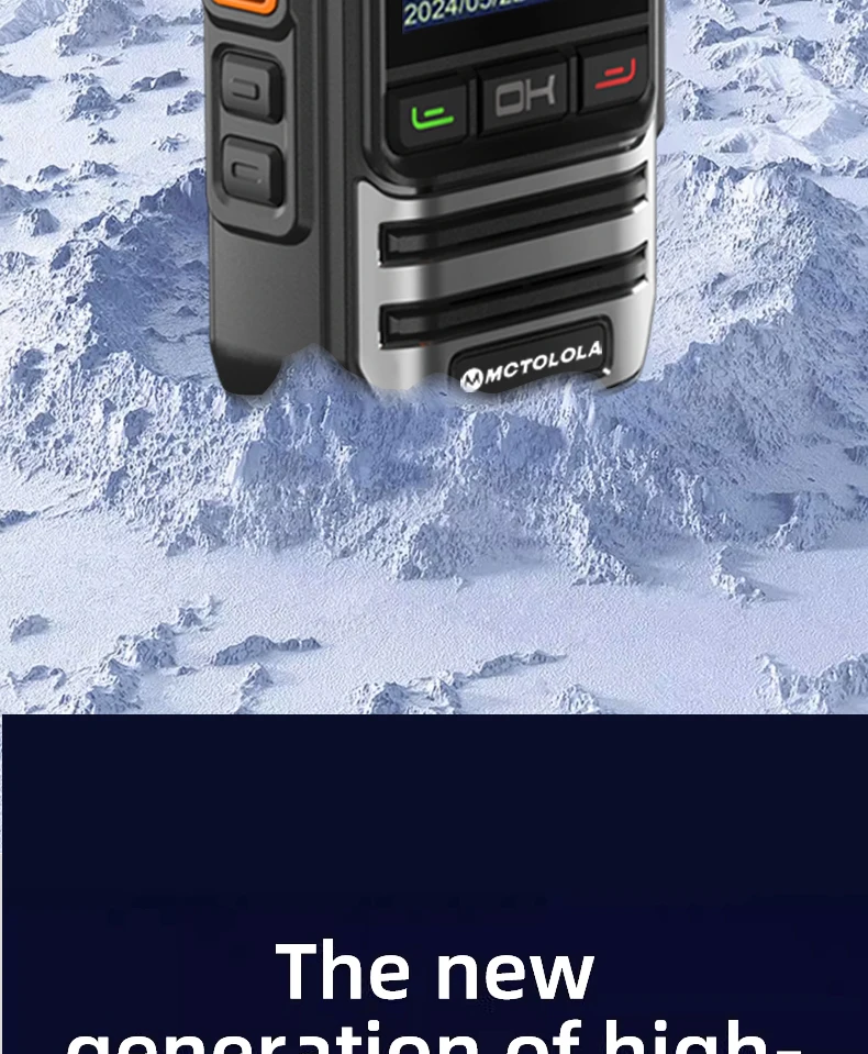 MOTOLOLA Equipped(Lifetime Free) 4G SIM Card Wireless Network Long-Distance 8000 Kilometers outdoor camping two-way wireless rad