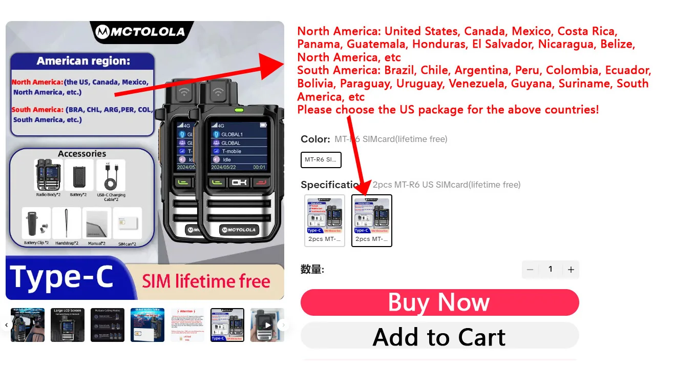MOTOLOLA Equipped(Lifetime Free) 4G SIM Card Wireless Network Long-Distance 8000 Kilometers outdoor camping two-way wireless rad