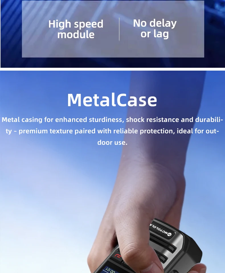 MOTOLOLA Equipped(Lifetime Free) 4G SIM Card Wireless Network Long-Distance 8000 Kilometers outdoor camping two-way wireless rad