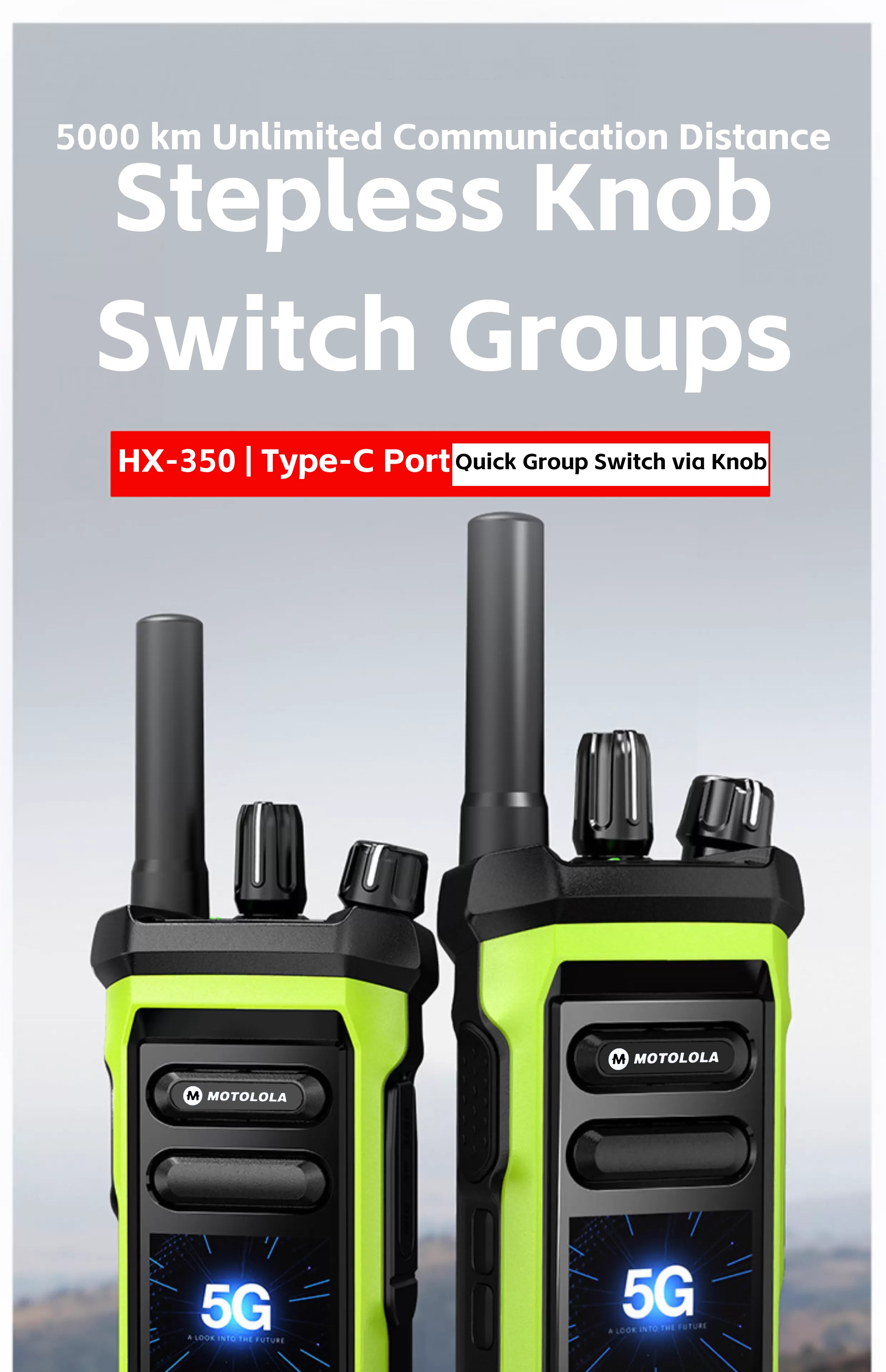4G LTE Mini Android Walkie Talkie PTT Long Range 5000Km Intercom Sim Card Compatible POC-Global Radio
