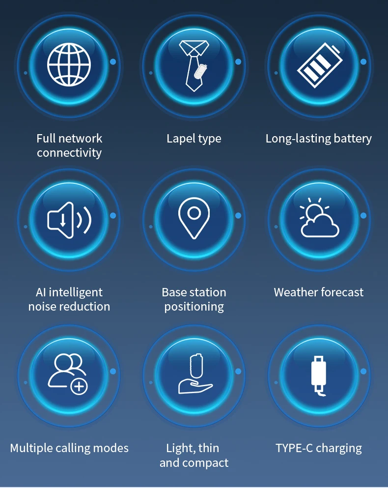 Lenovo (MINI RADIO SIM Lifetime Free)Global 4G POC walkie talkie, 5000 KM remote walkie talkie, global police civilian fleet
