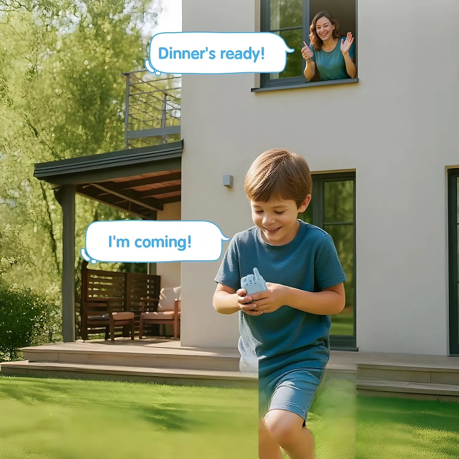 2PC Children's Video Walkie-talkie HD Walkie-talkie Charging Indoor Outdoor Entertainment Kids Toys Festival Gifts