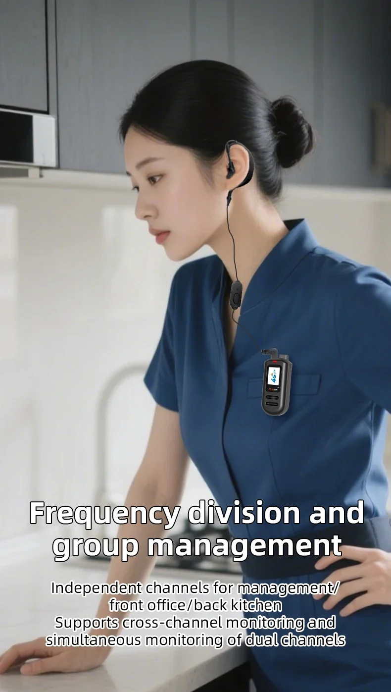 (SIM Lifetime Free)Global 4G POC walkie talkie, 5000KM remote walkie talkie, global police civilian fleet walk
