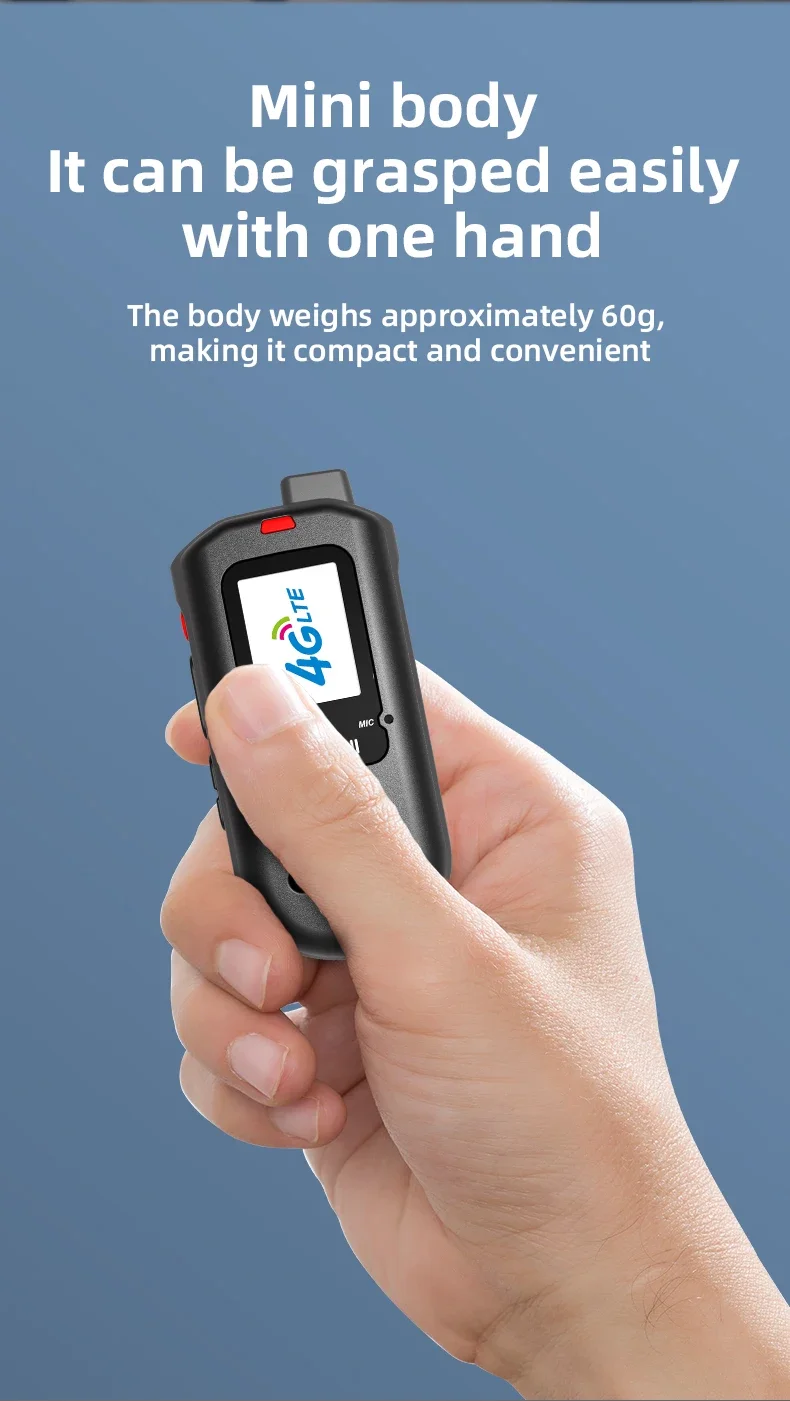 (SIM Lifetime Free)Global 4G POC walkie talkie, 5000KM remote walkie talkie, global police civilian fleet walk