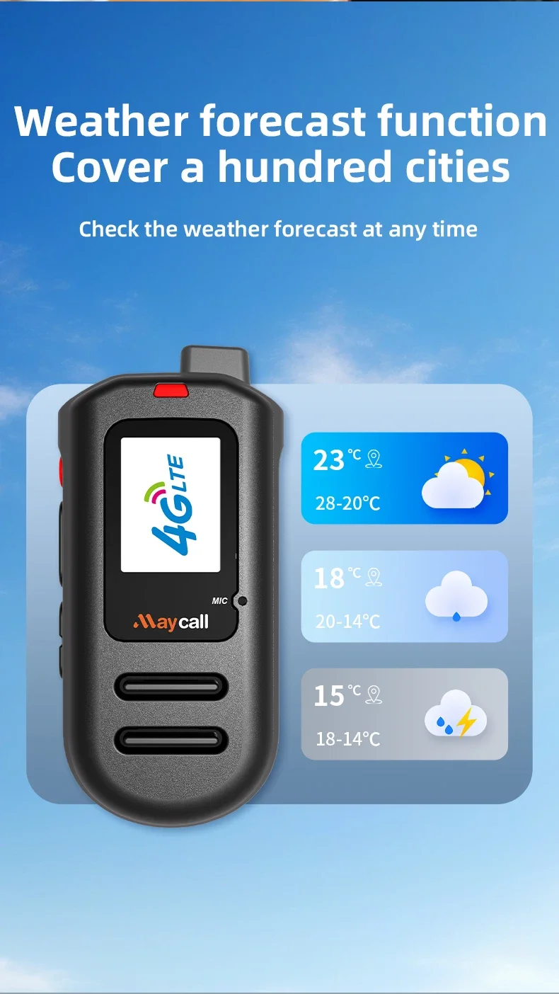 (SIM Lifetime Free)Global 4G POC walkie talkie, 5000KM remote walkie talkie, global police civilian fleet walk