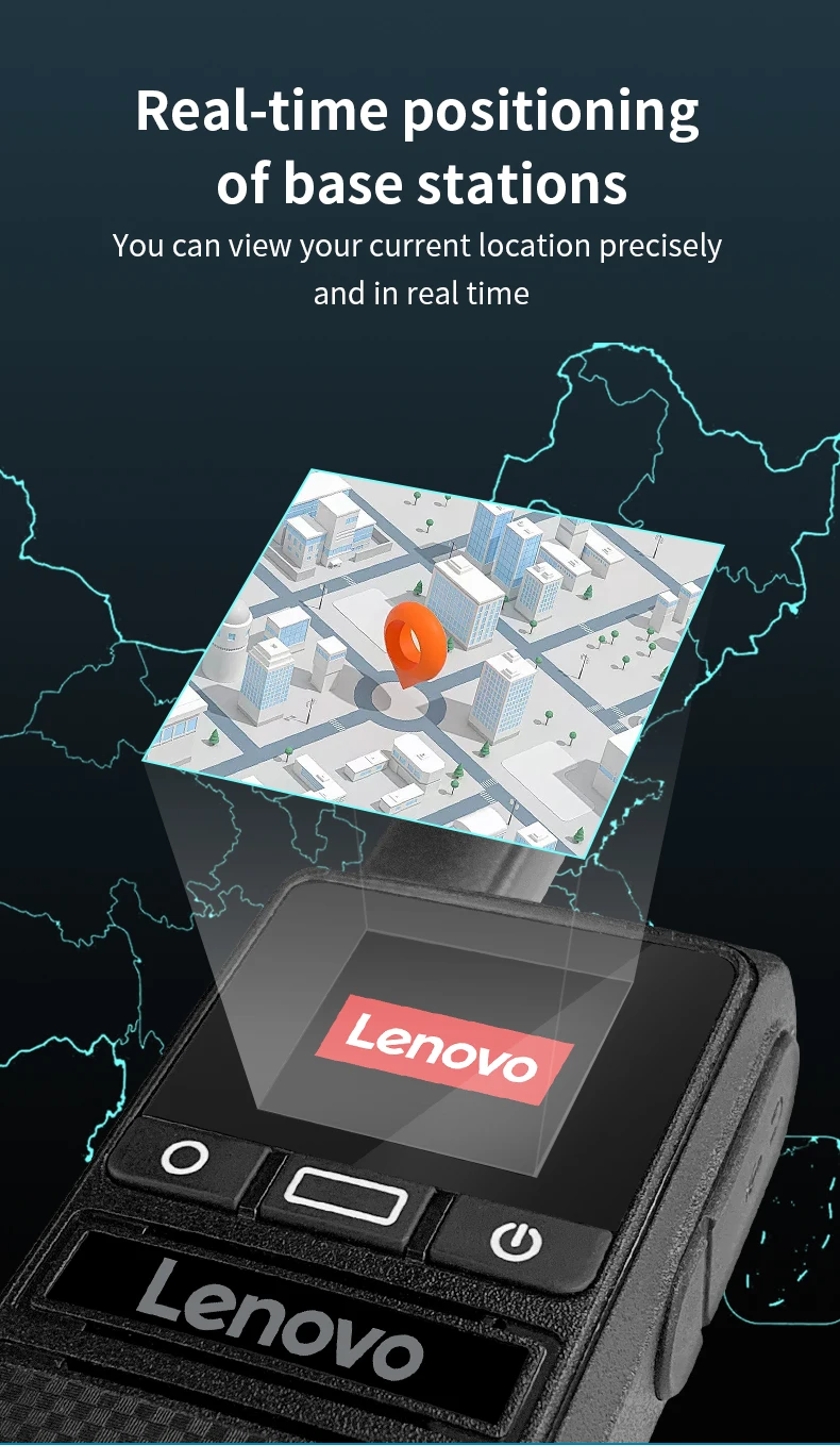 Lenovo 5000KM Global Walkie Talkie Long Rang Global PPT Walkie-Talkie with SIM Card LIFE TIME Free Transnational POC Radio