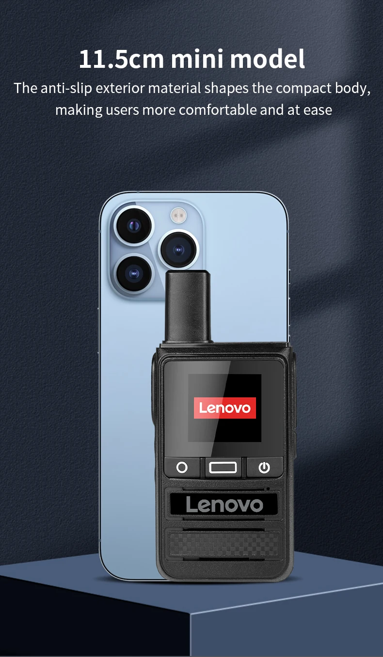 Lenovo 5000KM Global Walkie Talkie Long Rang Global PPT Walkie-Talkie with SIM Card LIFE TIME Free Transnational POC Radio