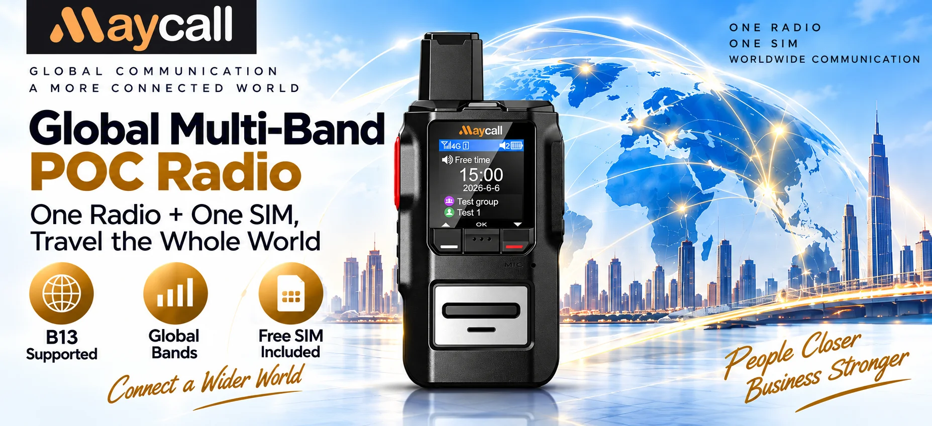 Firstnet Band 14 Global Air Band Church Security Business Emergency Communication Push Device PTT Radio Walkie Talkie 4G POC