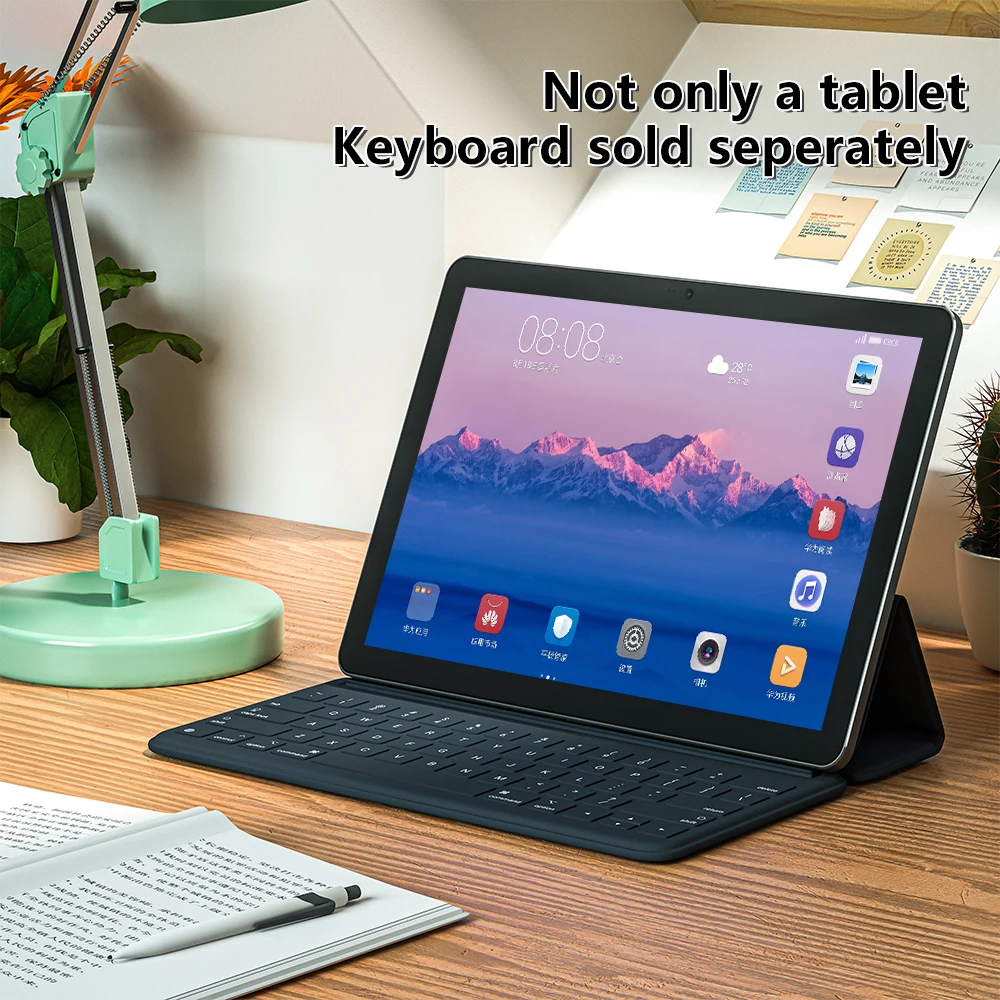 BDF-Y7 New 5G Pad 10.1 Inch Tablets Octa Core 8GB+256GB ROM HD Display Double SIM Dual Cameras Tablet Pc with Keyboard Mouse